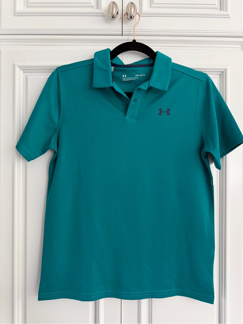 Under Armour Boy’s Teal Performance Golf Polo